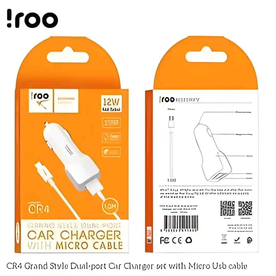 Iroo Cr4 Grand Style Dual-Port Car Charger